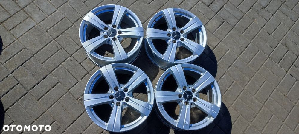 FELGI ALUMNIOWE 7Jx17 CALI ET44,5 fi 66,6 2064017200 MERCEDES C KLASA E KLASA I INNE KOMPLET 4 SZTUKI - 1