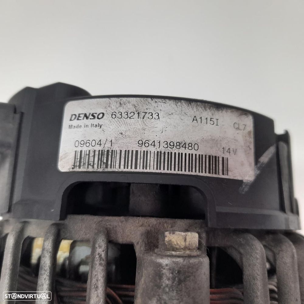ALTERNADOR PEUGEOT 206 FASTBACK 2004 -9641398480 - 3