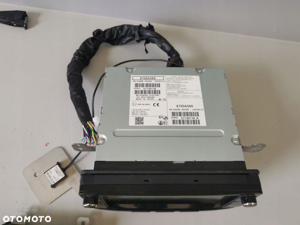MITSUBISHI ASX OUTLANDER III RADIO NAWIGACJA EUROPA LIFT 8750A569 KOMPLET - 9