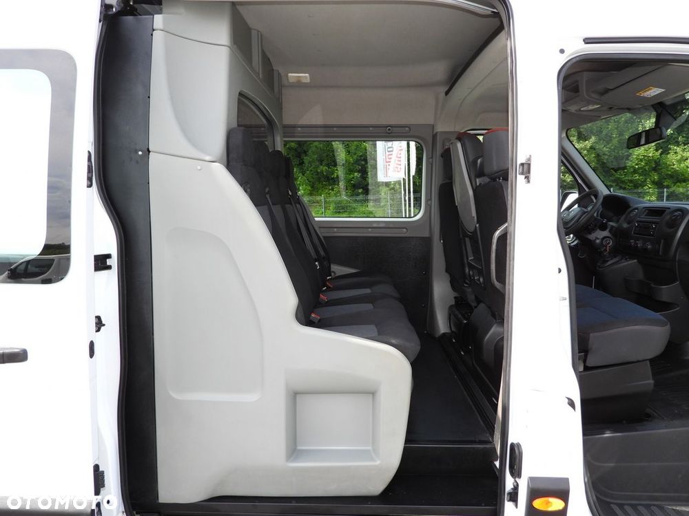 Renault MASTER FURGON BRYGADÓWKA 7 MIEJSC TEMPOMAT BLIŹNIACZE KOŁA KLIMATYZACJA  145KM - 35
