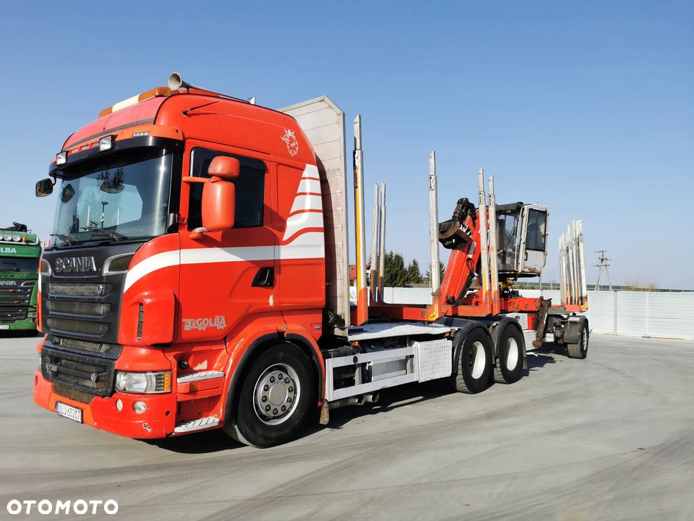 Scania R730 6x4 do drewna, stosu, kłody. EPSILON M120Z96 - 1