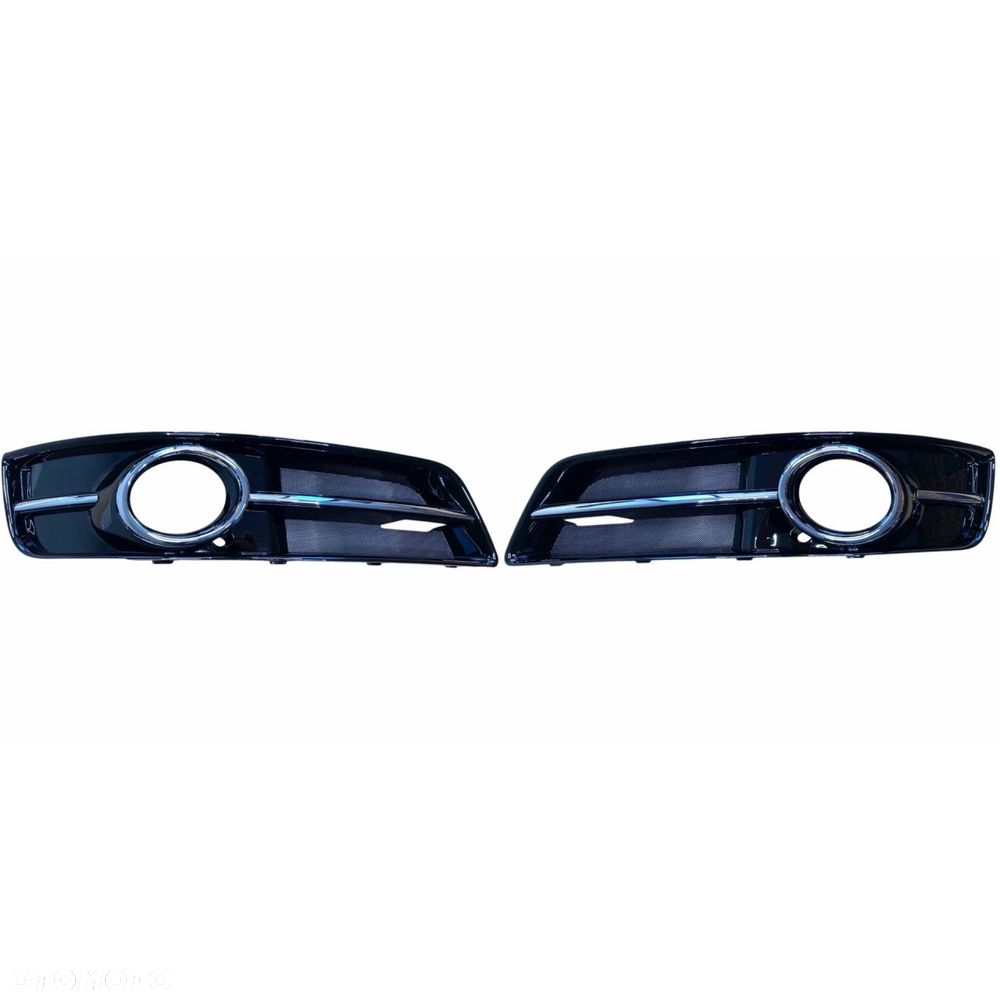 KPL x2 KRATKA ZDERZAKA PRAWA + LEWA atrapa halogen AUDI A3 8P lift 08-12 - 1