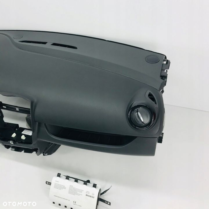 RENAULT CLIO IV 4 DESKA ROZDZIELCZA KONSOLA KOKPIT PULPIT PODUSZKI AIRBAG AIR BAG PASY KIT SET - 3