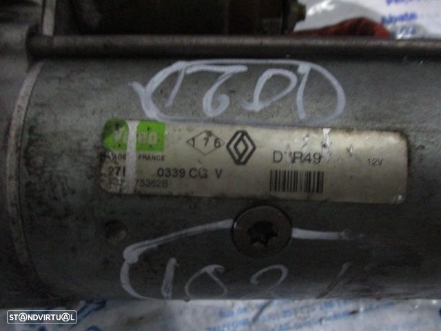 Motor De Arranque D7R49   8200075362B RENAULT LAGUNA2 2003 1.9DCI RENAULT LAGUNA 2003 1.9DCI RENAULT LAGUNA 2 FASE 1 2002 1.9DCI 110CV 5P CINZA - 5