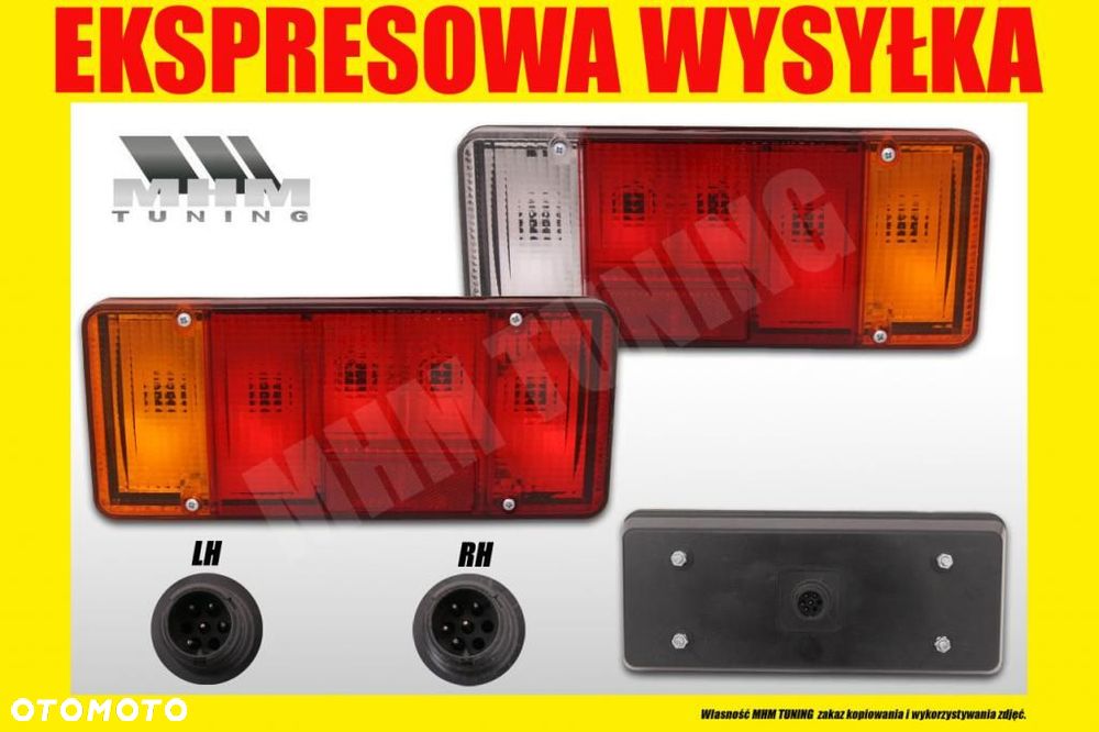 LAMPA TYL IVECO DAILY II 1999-2006 KONTENER KPL - 2