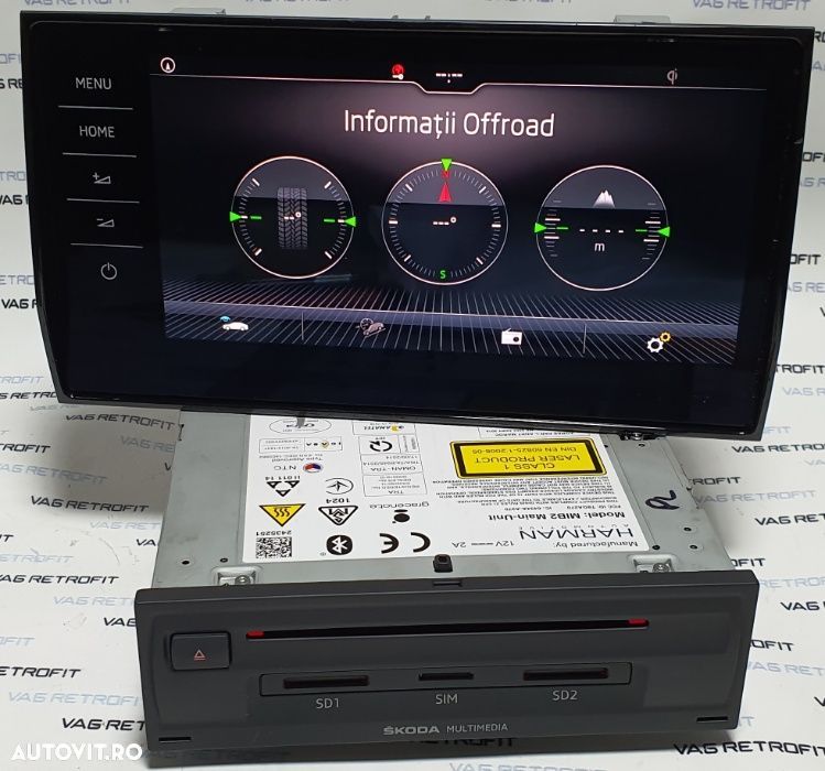 Navigatie Originala SKODA COLUMBUS SKODA Kodiaq Karoq MIB 2.5 Columbus - 5