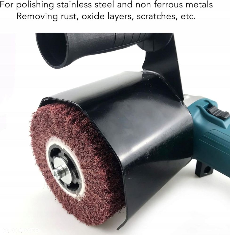 Przystawka na szlifierkę M14 do satynowania matowienia satyniarka stalowa - 16