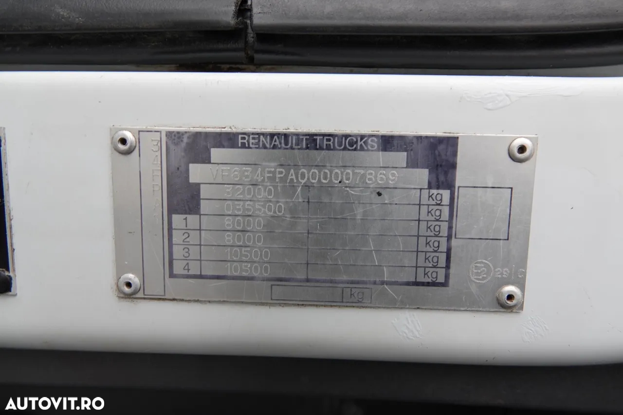 Renault KERAX 430 / 8x4 / BASCULANTE / HYDROBOARD / HYDROCLAP / BORDMATIC / EURO 5 EEV - 37