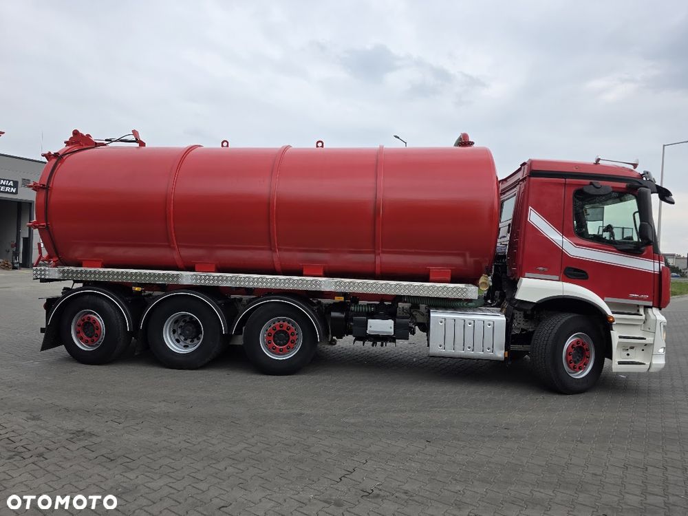 Mercedes-Benz ANTOS 3540 8x2 TYLKO 227 861 km ASENIZACYJNY SZAMBIARKA NOWA BECZKA 26m³ 1,2 i 4 OŚ SKRĘTNA POMPA JUROP RV-520 SPECJALNY - 5