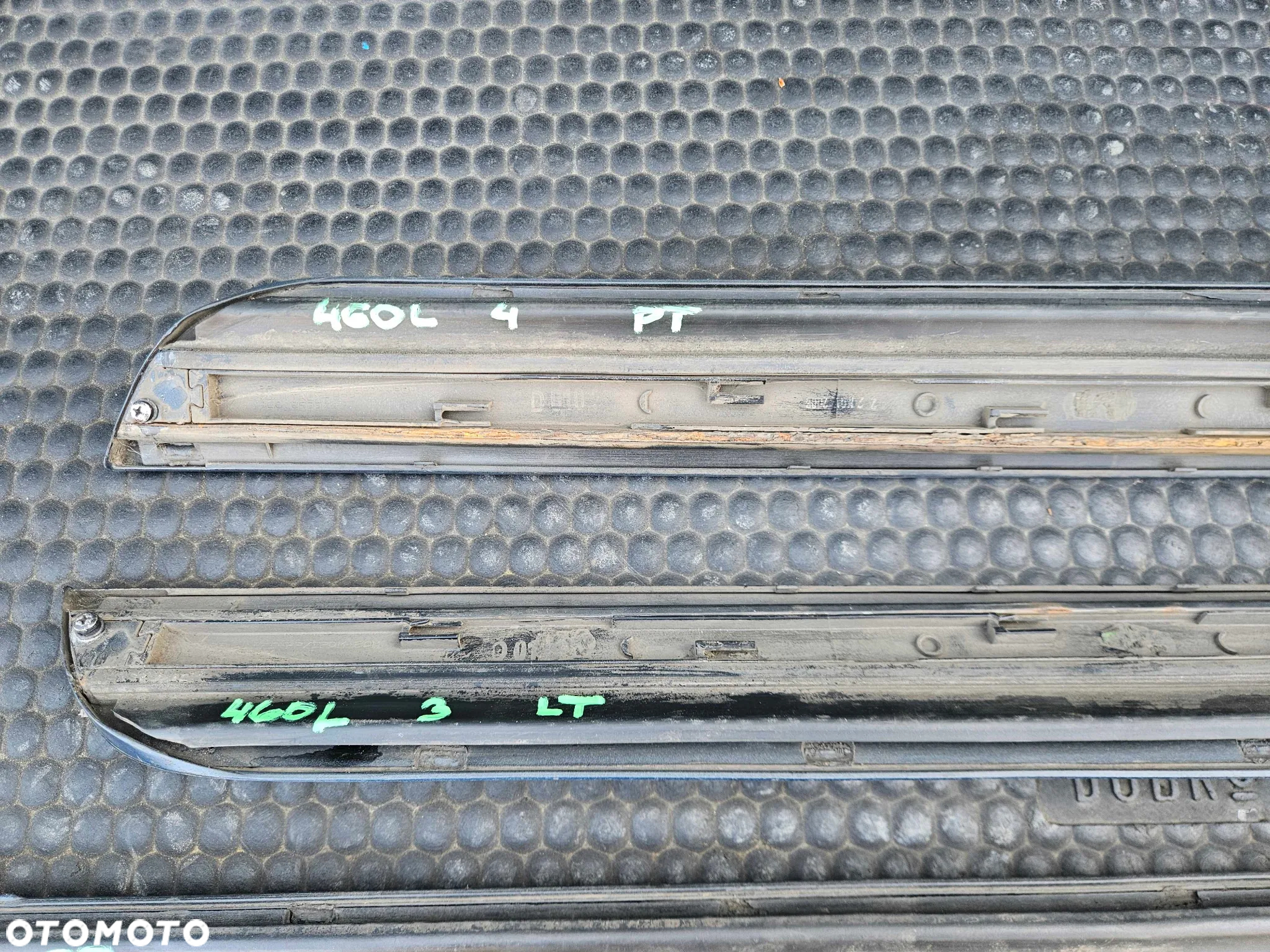 Listwa Listwy Drzwi S-Line Dolne Niebieskie Komplet Audi A4 B6 B7 Oryginalne - 32