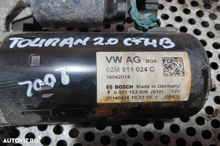 Electromotor 02M911024C 02M911024C Volkswagen VW Touran 1 [2th faceli - 3