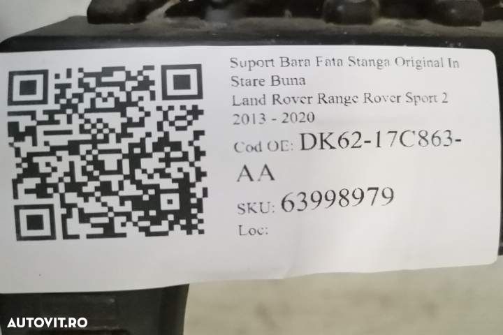 Suport Bara Fata Stanga Original In Stare Buna Land Rover  Range Rover - 7