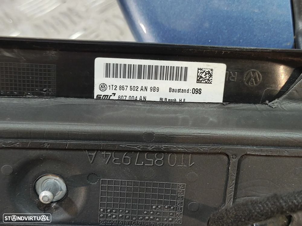 ESPELHO RETROVISOR ESQUERDO DIREITO VW VOLKSWAGEN TOURAN 2 II MK2 1T3 ESPELHOS RETROVISORES ELETRICOS AQUECIDOS - 9