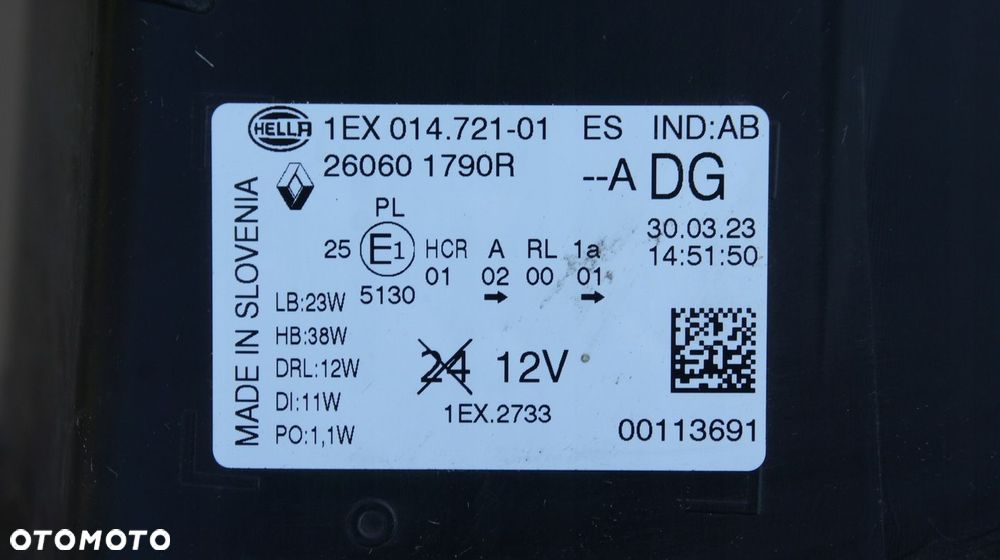 PRZEDNIA LEWA PRAWA LAMPA RENAULT TRAFIC III LIFT IV FULL LED - 15