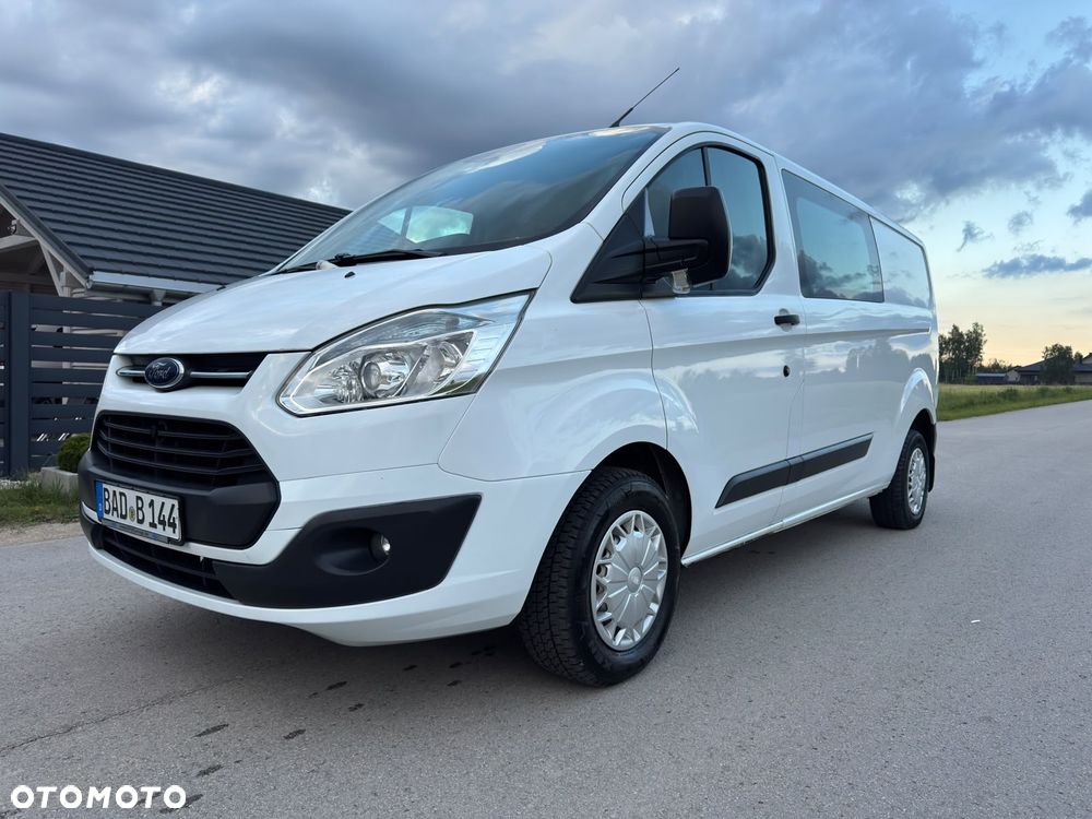 Ford TRANSIT CUSTOM LONG L2H1 Klima Elektryka Dubel Kabina 6os. Tempomat Brygadówka Serwis - 17