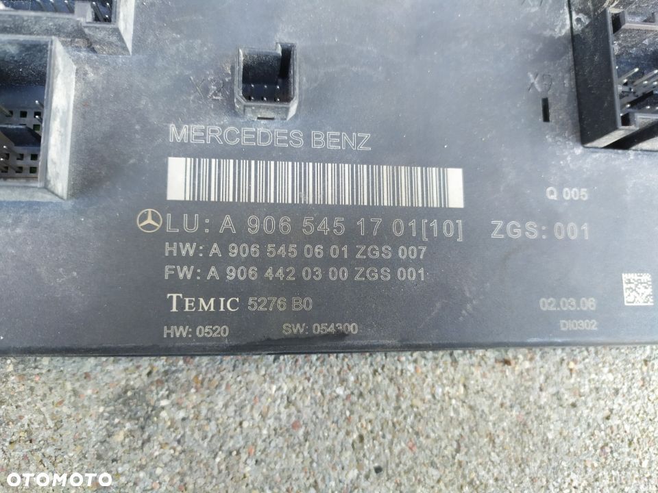 MERCEDES sprinter 906 moduł SAM comfort STEROWNIK BSI - 3