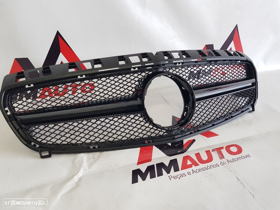 Grelha Frontal Mercedes A W176 look A45 Preto Brilho - 2