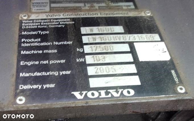 Volvo EW160B - 3