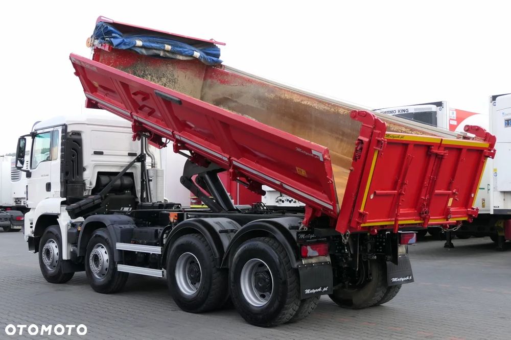 MAN TGS 35.460 / 8X4 / WYWROTKA 2 STR / BORDMATIC / MEILLER KIPPER / AUTOMAT / EURO 6 - 4