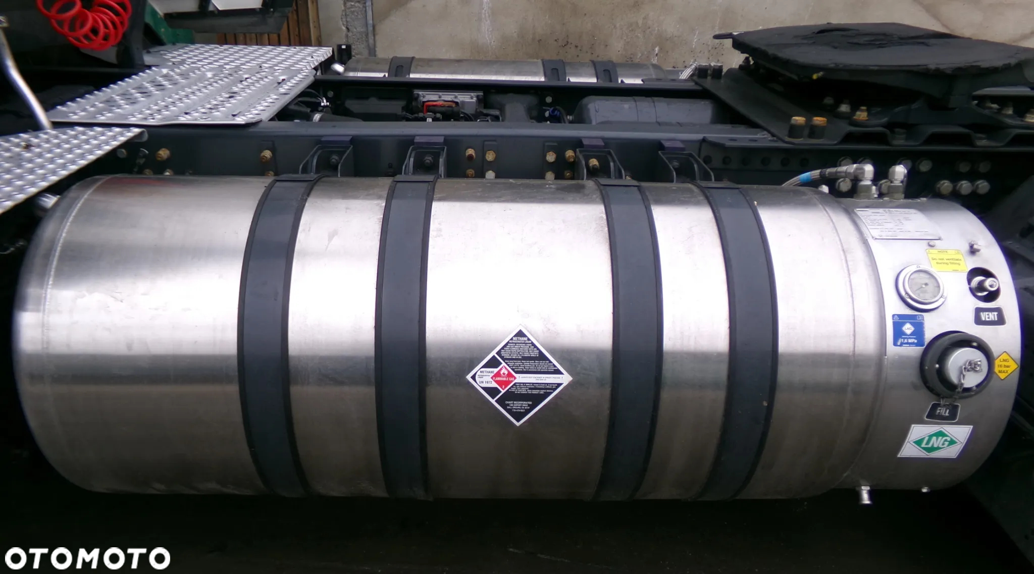 ZBIORNIK LNG GAZU ZIEMNEGO CHART 451 L SCANIA z 2021r. 32041811 - 2
