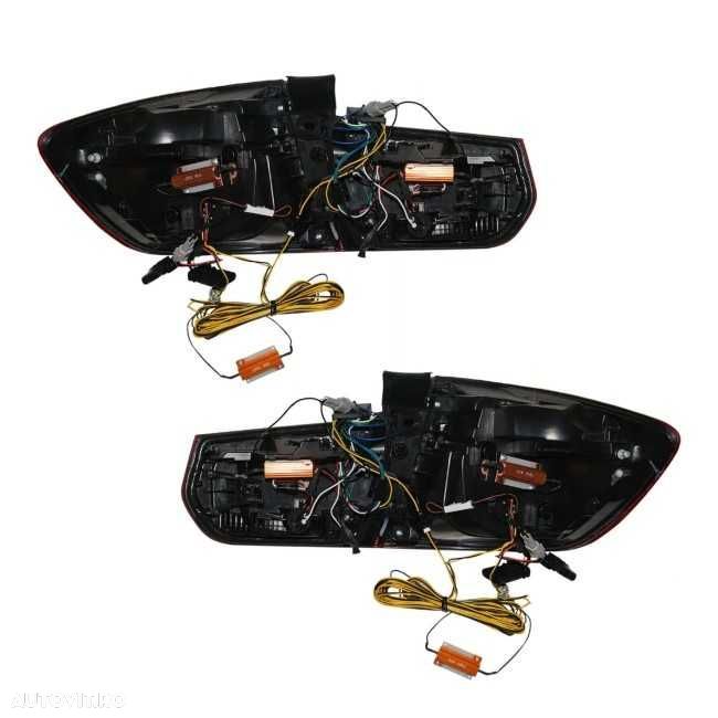 Set Stopuri Lampi LED BMW Seria 3 F31 Break Model LCI Facelift culoare Rosu - 4