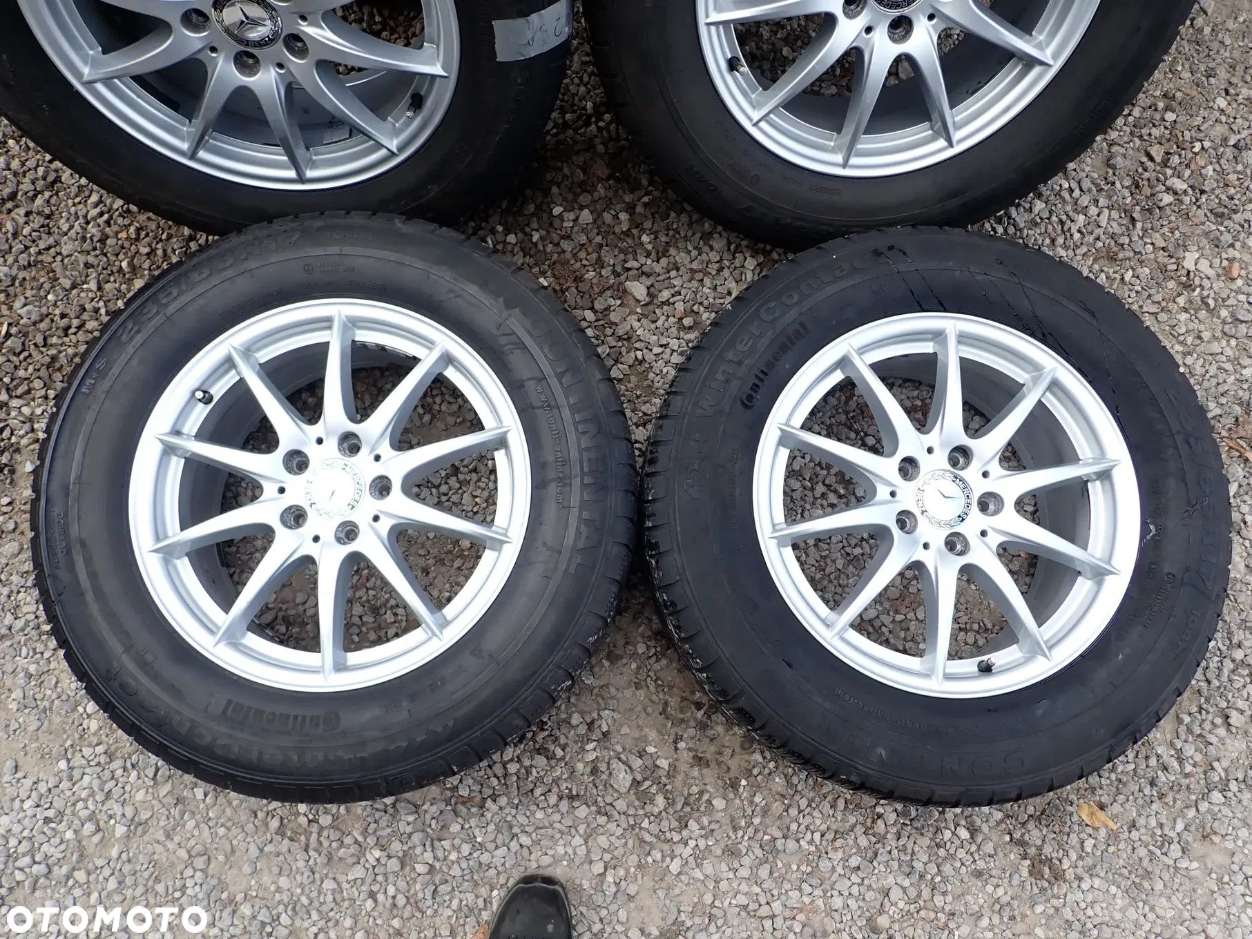 FELGI ALUMINIOWE MERCEDES 7,5JX17 ET 53 5X112 A1664010502 DOSTĘPNE 2 KOMPLETY, 1 Z KOMPLETÓW JEST Z OPONAMI 235/65/17 ZI - 7