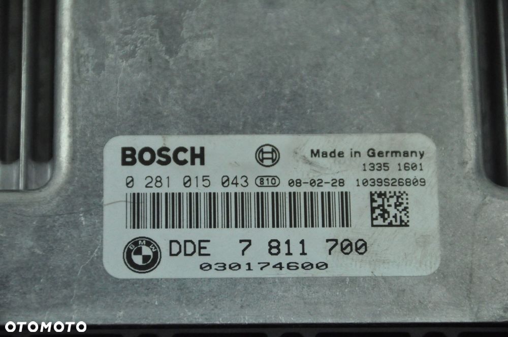 Bmw E60 Komputer Zestaw Startowy N47 Nr 37 - 3