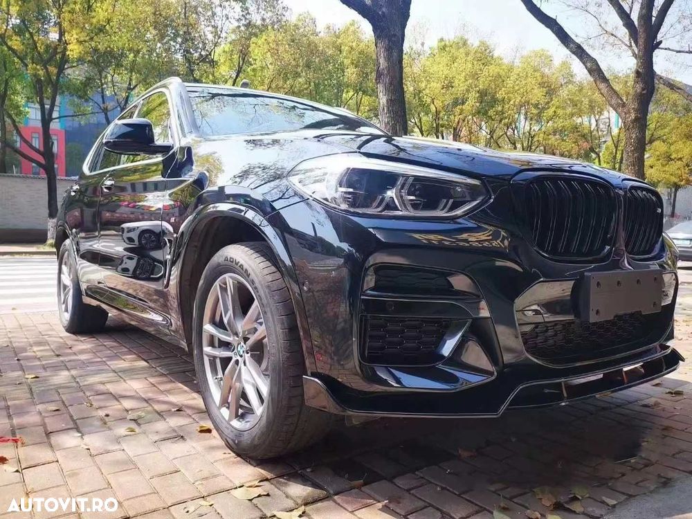 Prelungire Extensie Lip Bara Fata M BMW X3 X4 G01 G02 (17-21), Lucios - 6