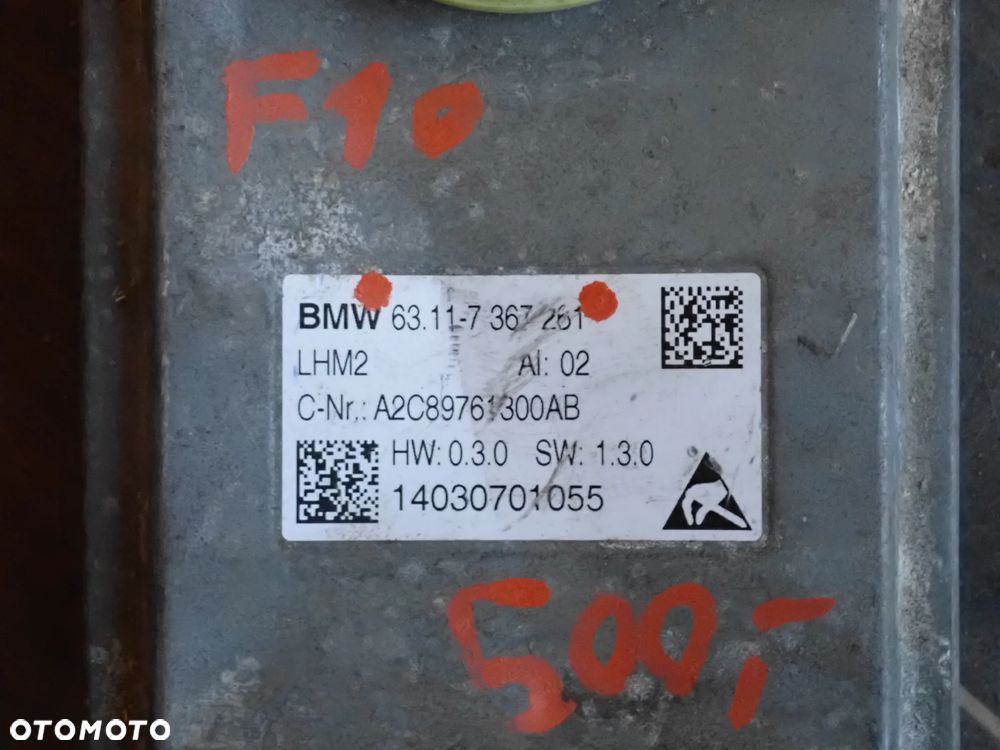 BMW PRZETWORNICA MODUŁ LED 63117367261 - 2