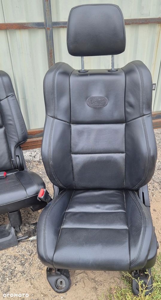 Siedzenia Fotele Przod Przednie Tył Kanapa CZARNE Overland Jeep Grand Cherokee WK2 2014- - 3