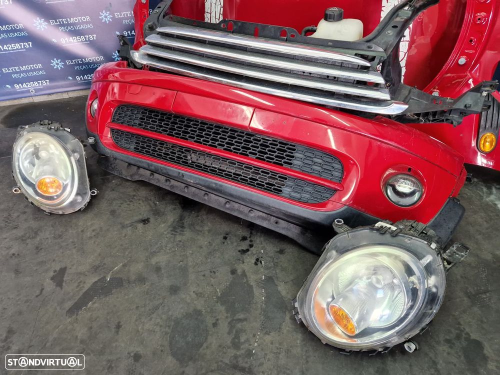 Frente completa usada MINI ONE D R56 capot parachoques oticas guardalamas R55 R57 - 6