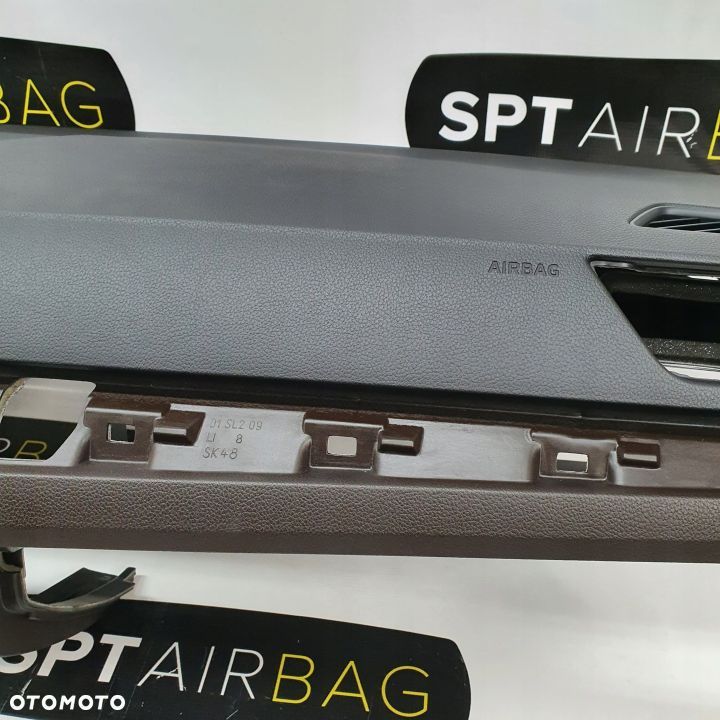 SKODA SUPERB III 3 DESKA ROZDZIELCZA KONSOLA KOKPIT PULPIT PODUSZKI AIRBAG AIR BAG PASY KIT SET - 6