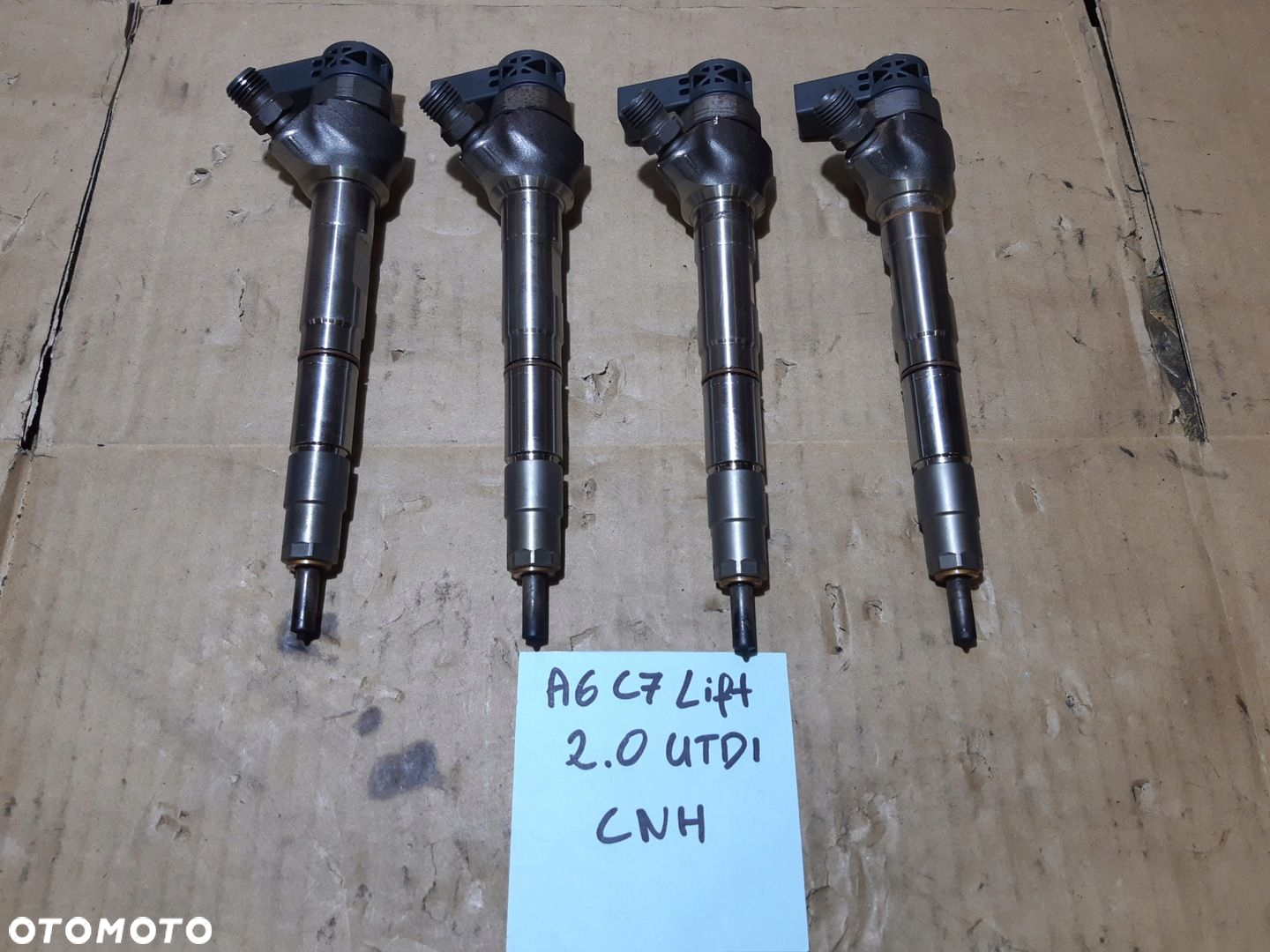 AUDI A6 C7 2.0 UTDI CNH WTRYSK WTRYSKIWACZE WTRYSKI KOMPLET 04L130277AE - 2