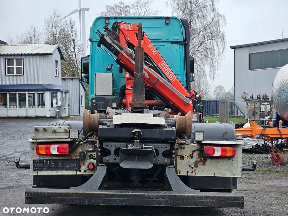 Mercedes-Benz Actros 2543• Euro 6  • 6x2 • HAKOWIEC HYVA 20.53 S • Żuraw FASSI F110M • NOWY Silnik!-Przebieg po wymianie silnika: 124.000 km - 5