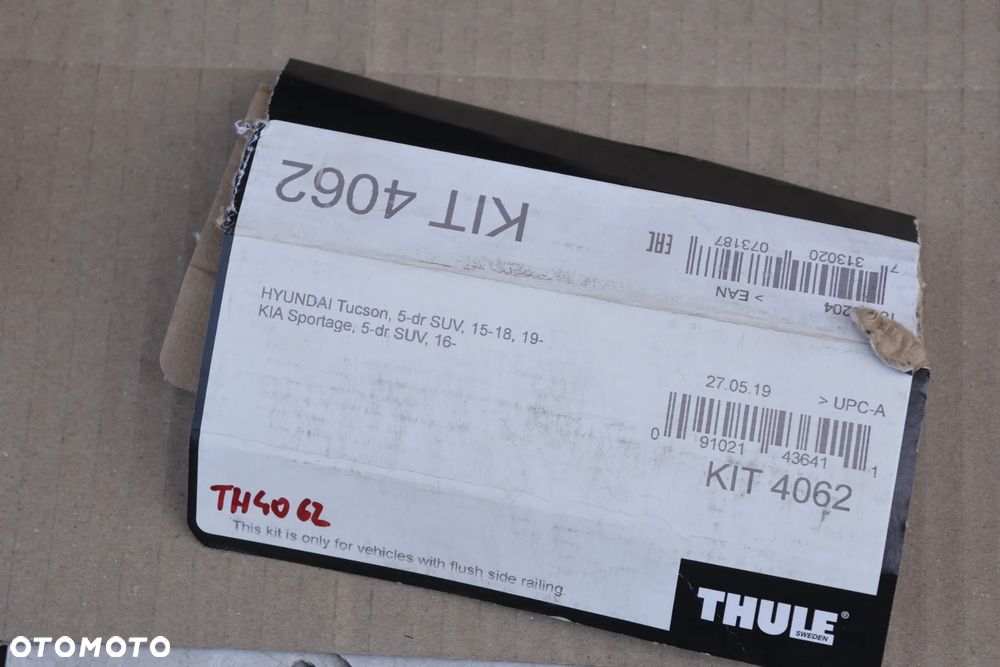 HYUNDAI TUCSON 2015-21 BAGAŻNIK THULE WINGBAR alu klucz - 7