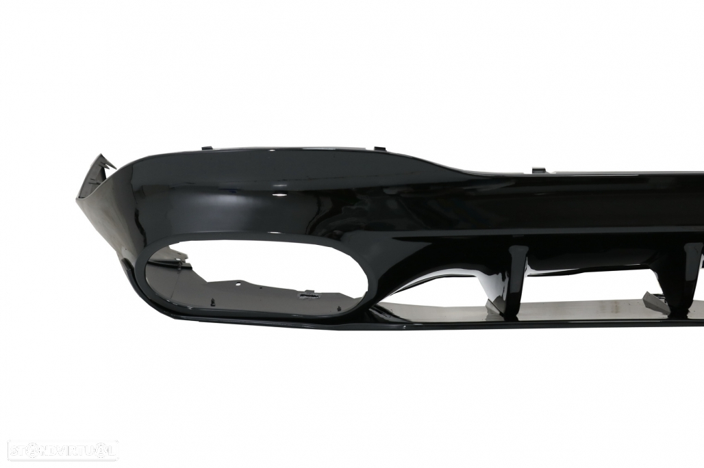 Difusor com Ponteiras Mercedes CLA X118 C118 (2019 a 2022) AMG Sport Line - 4
