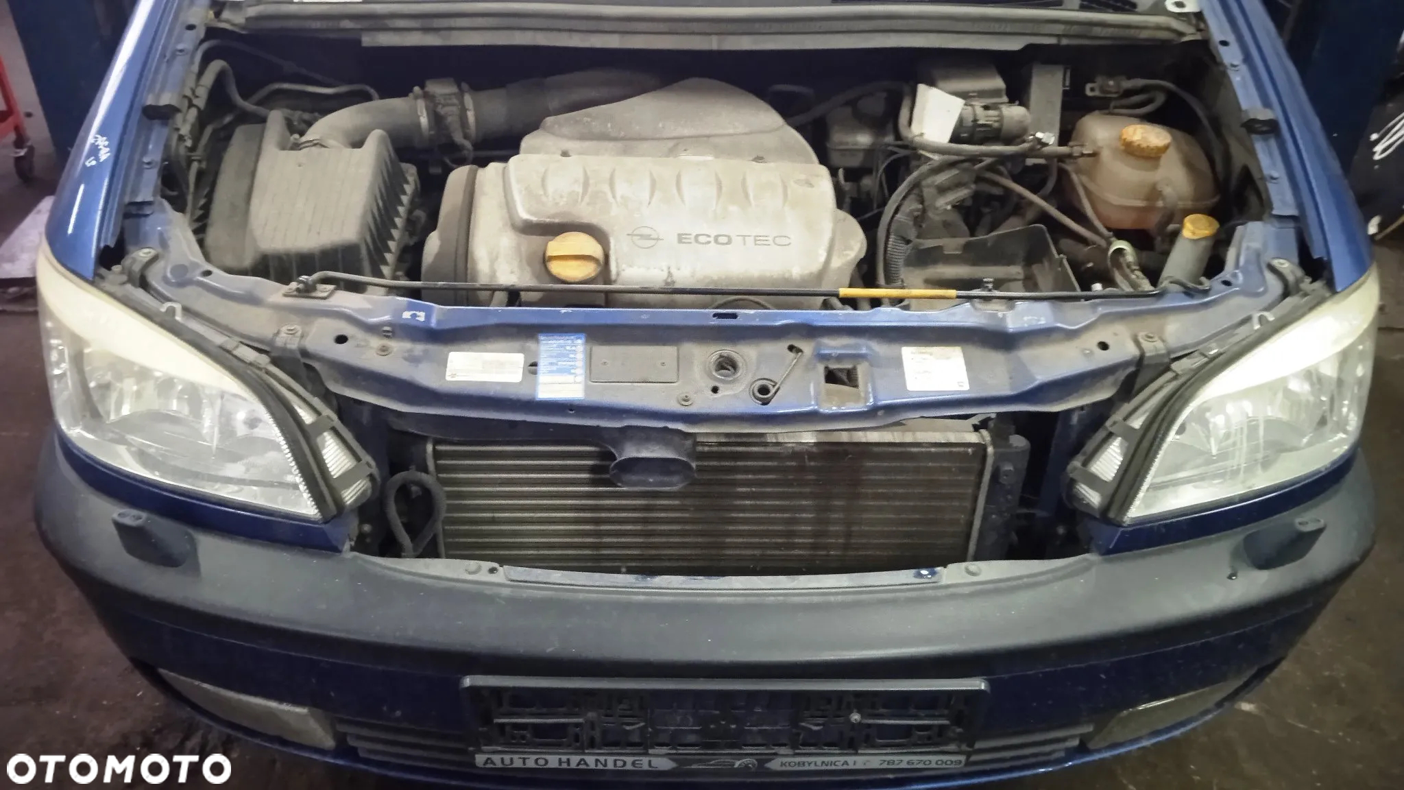 Na części Opel Zafira A 1.6 1.8 B Z20Q  Silnik Skrzynia automatyczna Maska Zderzak Drzwi Klapa Szyba Lampa Błotnik Zderzak Grill - 2