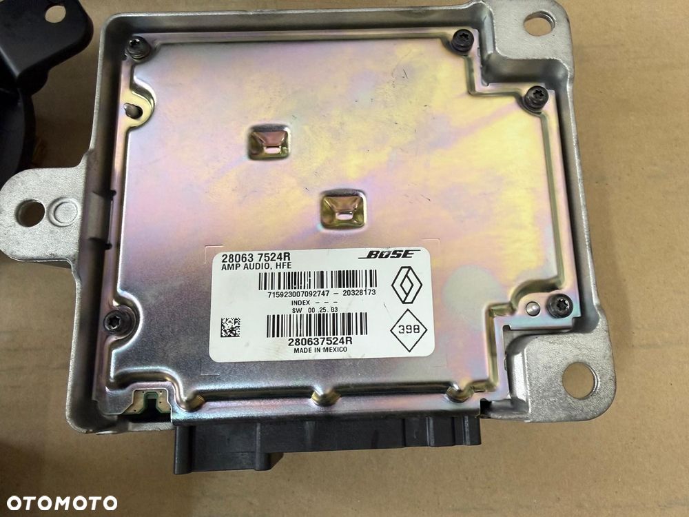 RENAULT KOLEOS II 16-22 ZESTAW BOSE GŁOŚNIKI WZMACNIACZ 280637524R - 4