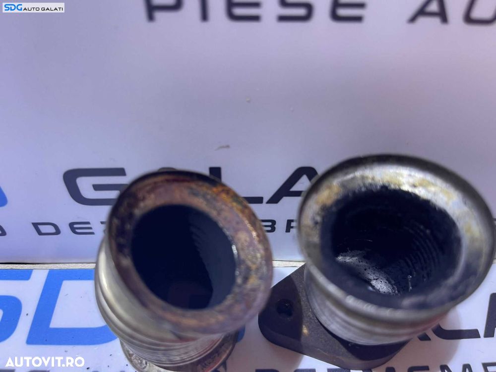 Set Teava Tevi Conducta Conducte Racord Racorduri Racitor Gaze EGR Peugeot 306 2.0 HDI 1996 - 2002 Cod 96319679 - 3