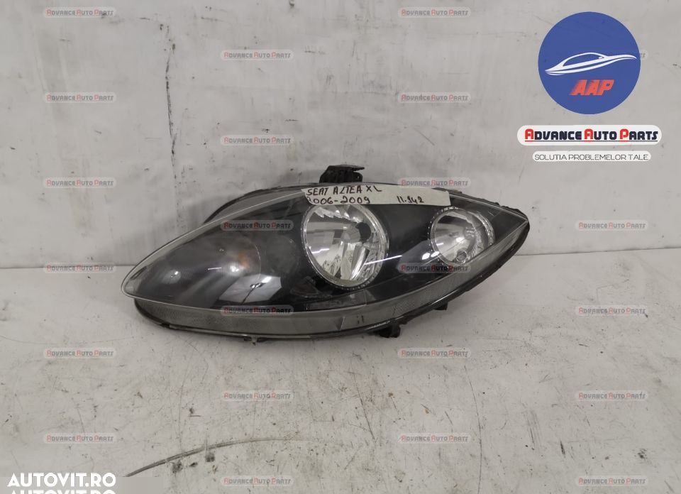 Far stanga original cu halogen Seat  Altea  1 [2004 - 2009] - 1