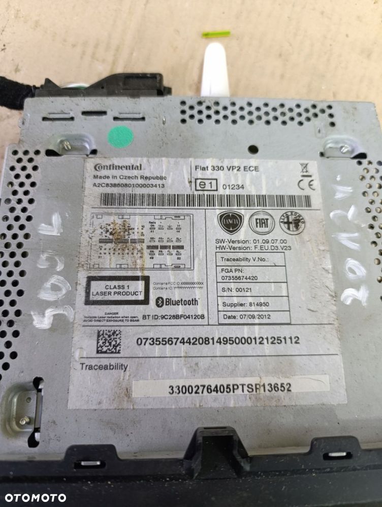 FIAT 500L RADIO CD FABRYCZNE - 8