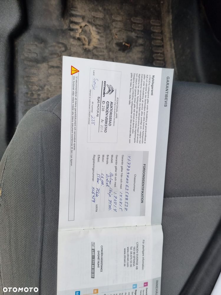 Citroën Berlingo Super Stan Tylko 156 tyś km Klima Hak - 33