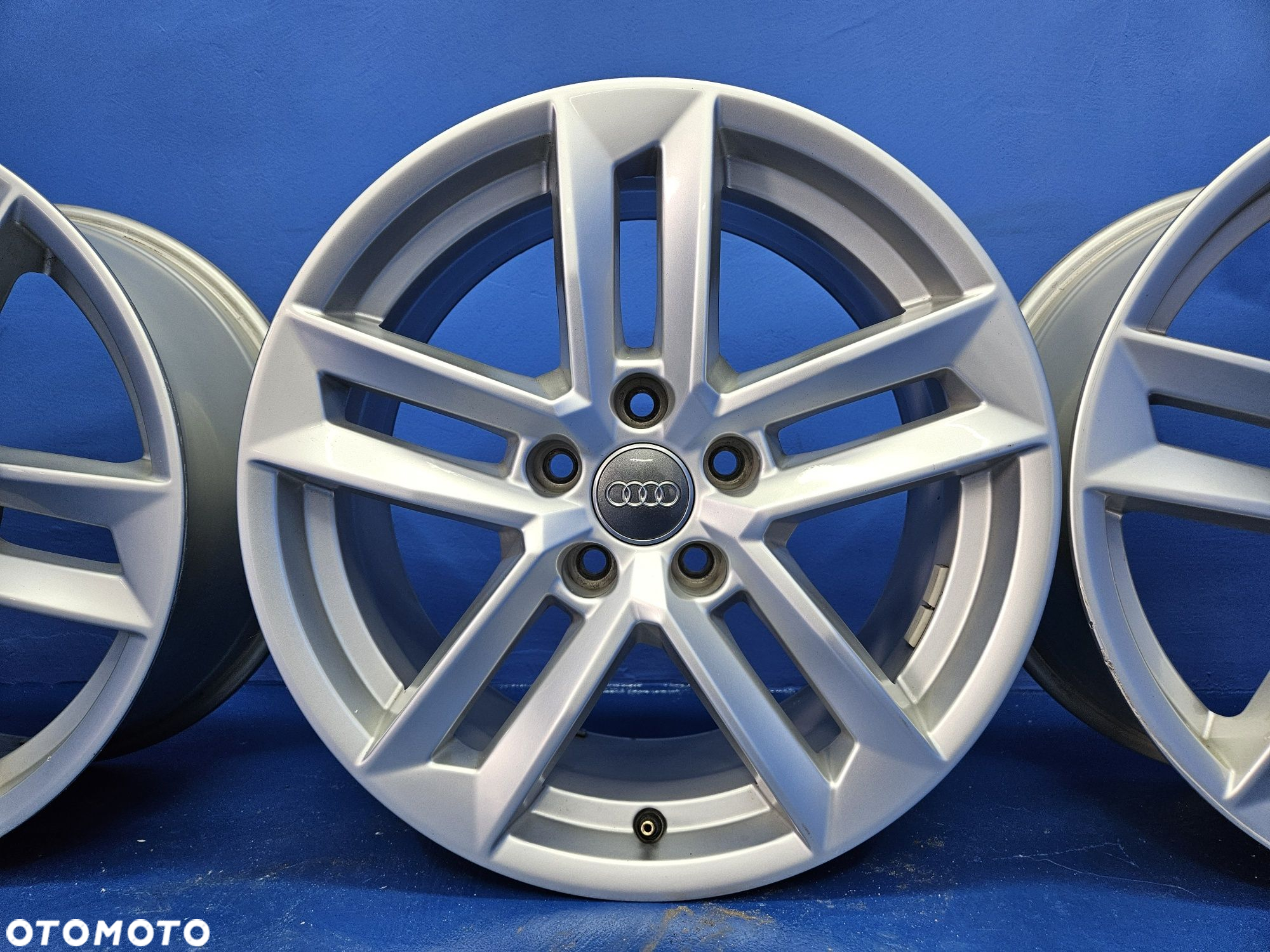 FELGI aluminiowe 17" AUDI A4 B9 jak nowe 7.5" 5x112 ET38 komplet oem - 4