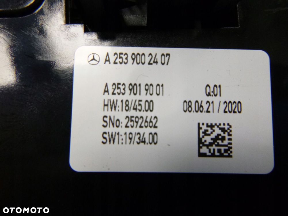 MERCEDES EQC W293 N293 PANEL STEROWANIA RADIEM - 9