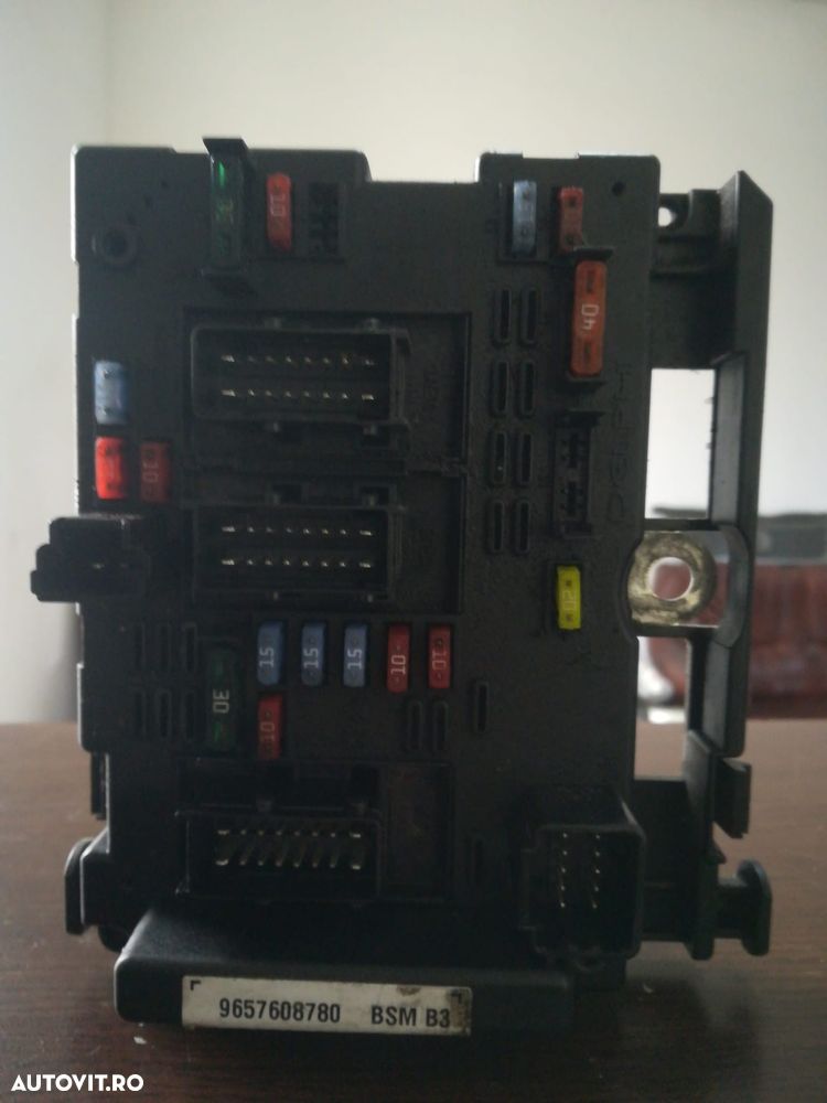 Tablou sigurante motor BSM B3 Peugeot Citroen C3 C4 I 9657608780 - 1
