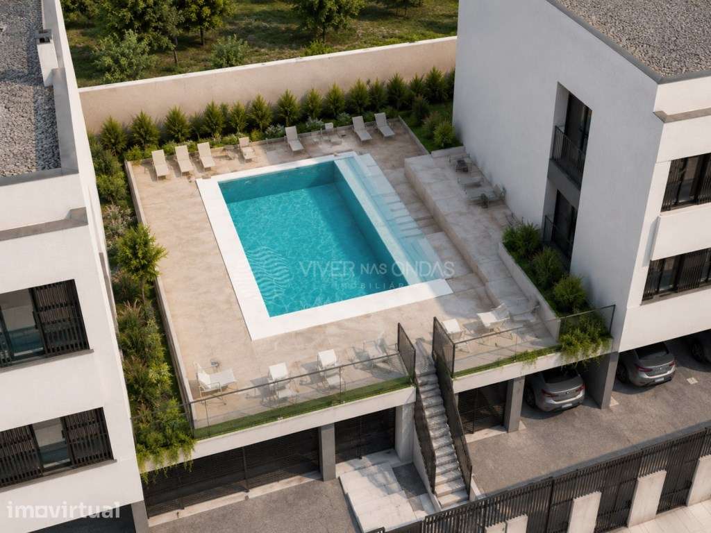 OFERTA DA ESCRITURA | Apartamento T0+1 novo na 1ª linha da praia de... - Grande imagem: 4/58
