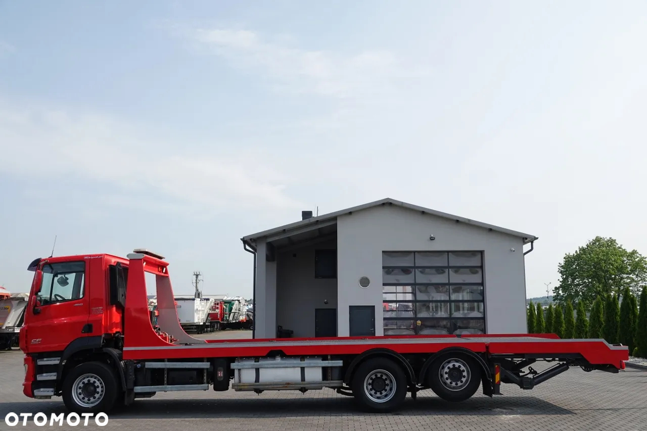 DAF 460 / LAWETA / PLATFORMA / NAJAZDY HYDRAULICZNE / WYCIĄGARKA / EURO 6 - 11