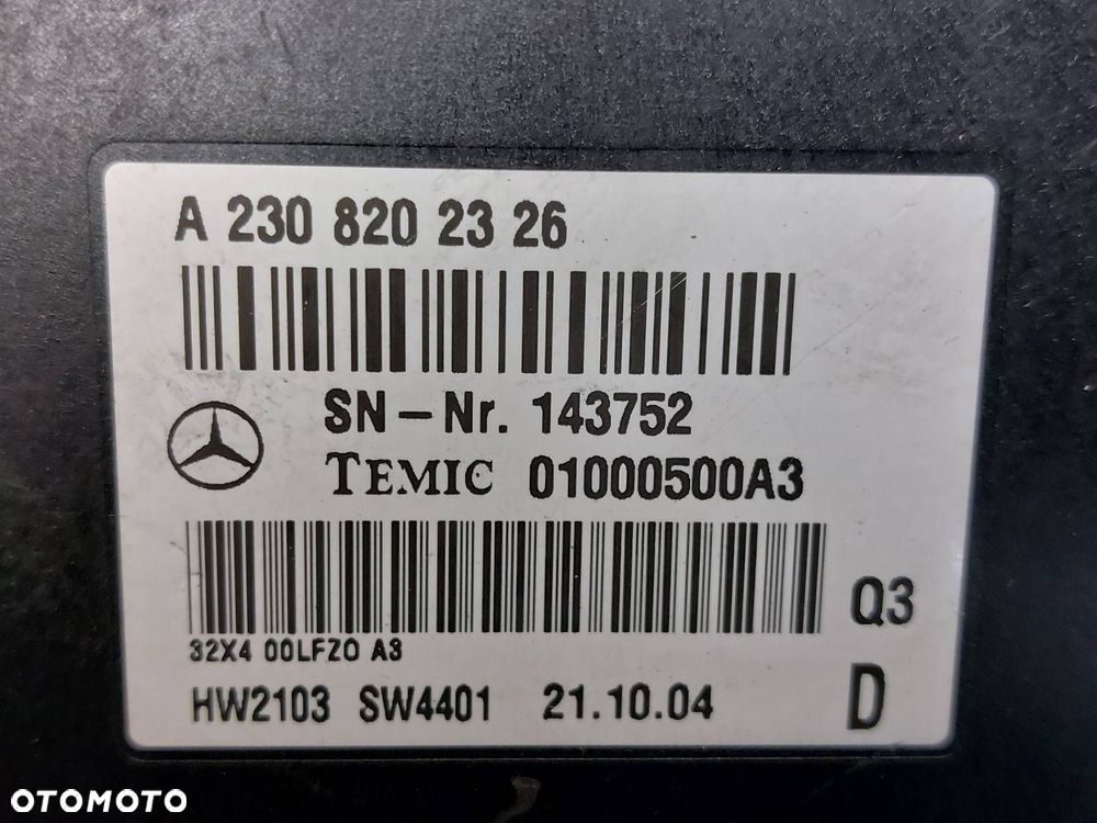 MODUŁ TELEFONU MERCEDES-BENZ W220 S KLASA A2308202326 - 2