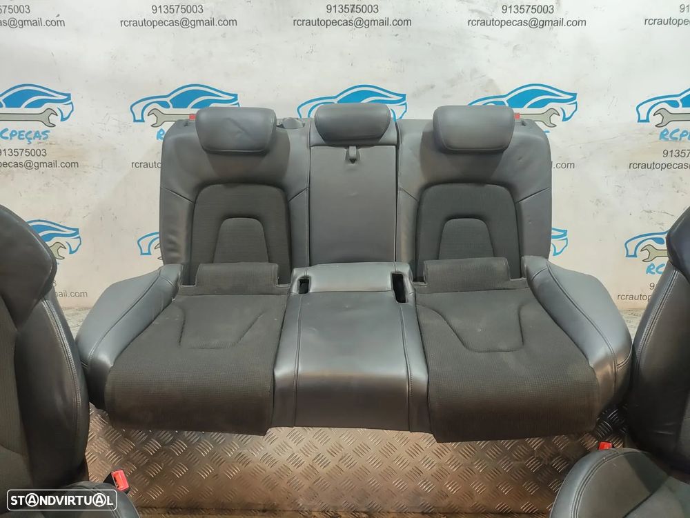Conjunto Bancos Pele Tecido Audi A5 8T 8TA Sportback S Line S-Line eléctricos - 4