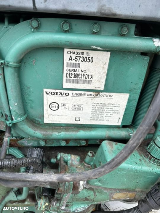 motor volvo euro3 d12d 380/420/460 20440501 - 5
